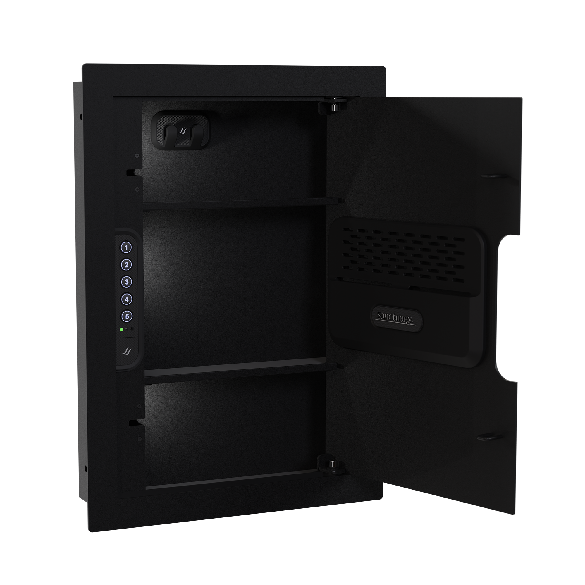 Sanctuary In-Wall Safe Black