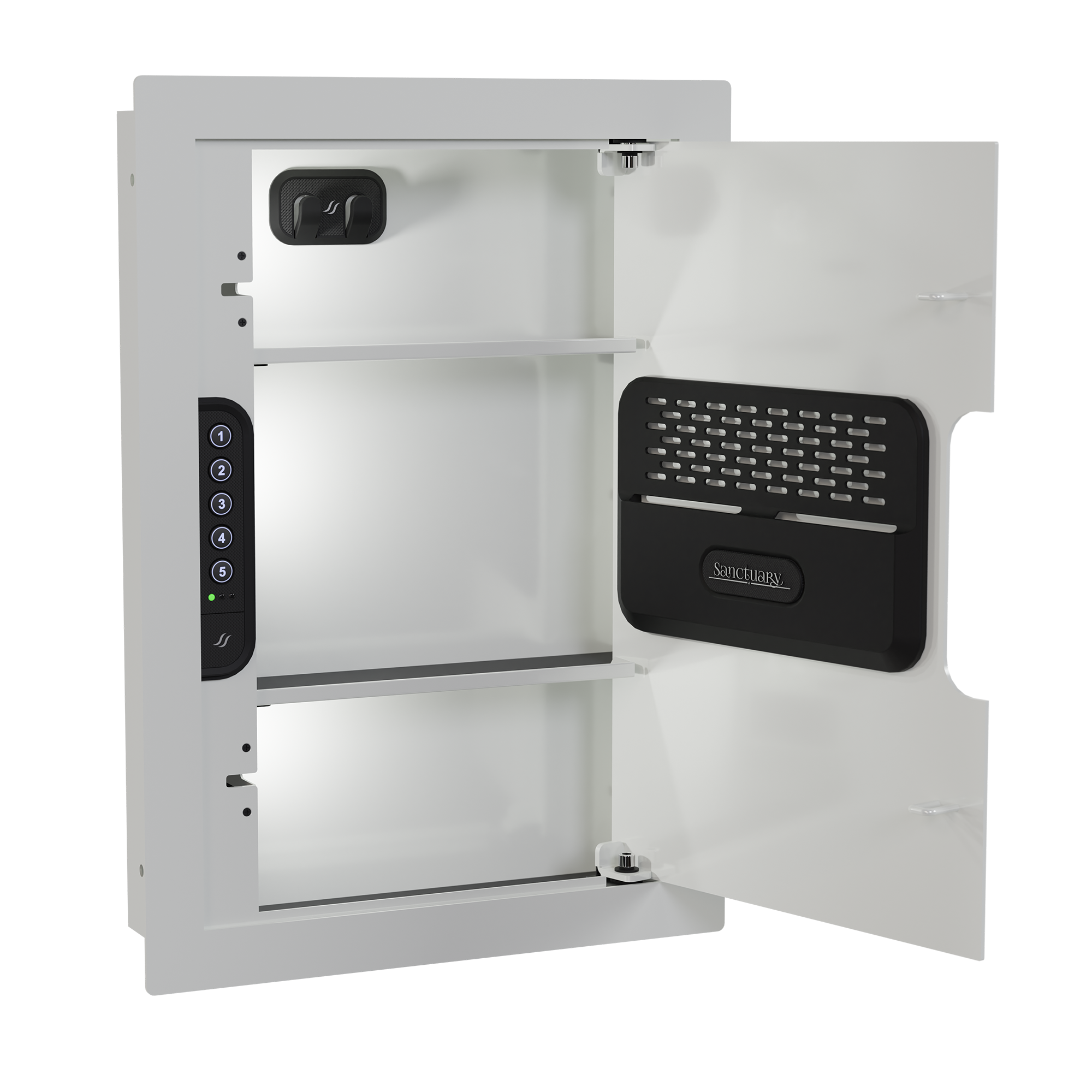 Sanctuary In-Wall Safe White
