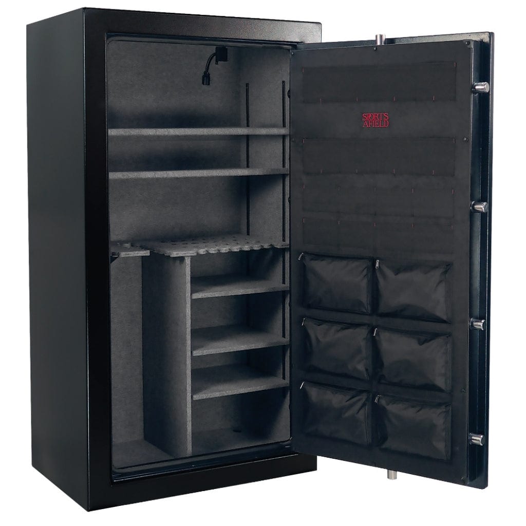 Sports Afield SA7240P Preserve Series Gun Safe | CA DOJ Approved | 60 Long Gun & 8 Handgun Capacity | 45 Minute Fire Rated