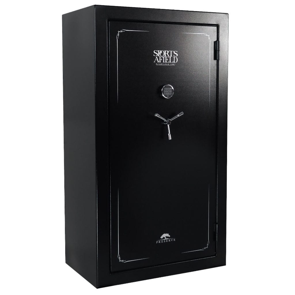 Sports Afield SA7240P Preserve Series Gun Safe | CA DOJ Approved | 60 Long Gun & 8 Handgun Capacity | 45 Minute Fire Rated